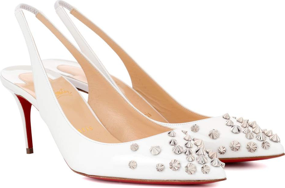 Christian Louboutin Drama Sling 70 patent leather pumps