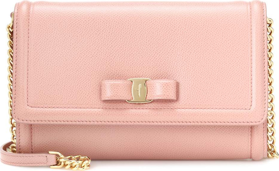 Salvatore Ferragamo Vara Bow Mini leather shoulder bag