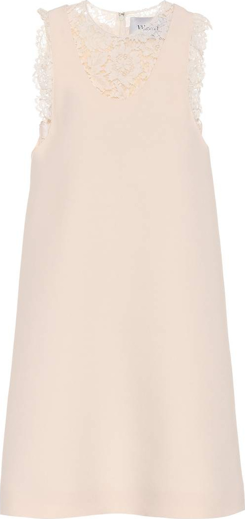 Valentino Sleeveless silk and wool dress