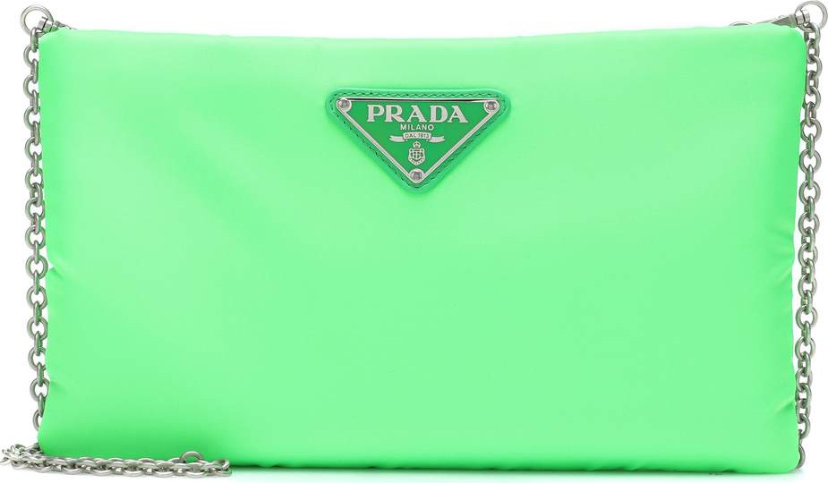 Prada Fluo clutch