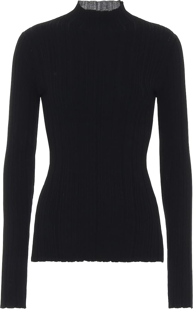 Acne Studios Ribbed-knit cotton-blend sweater