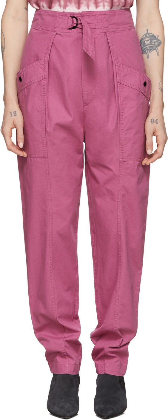 Isabel Marant Etoile Pink Zilyae Trousers