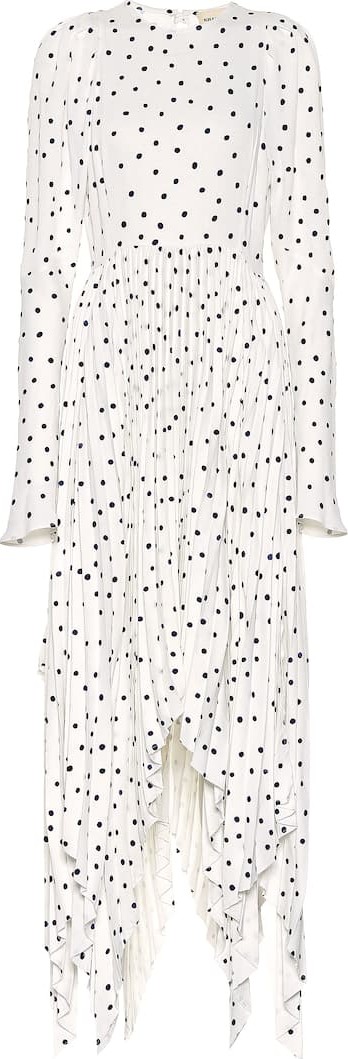 Khaite The Greta printed crêpe dress