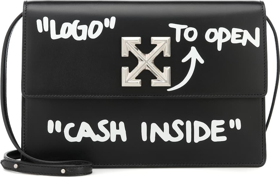 Off White 1.0 Jitney leather shoulder bag