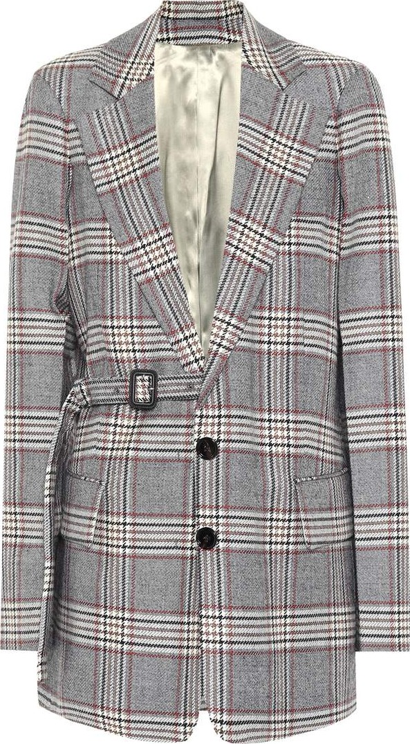 Joseph Gemina checked wool blazer