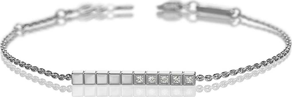 Chopard Ice Cube Diamond Bracelet in 18K White Gold