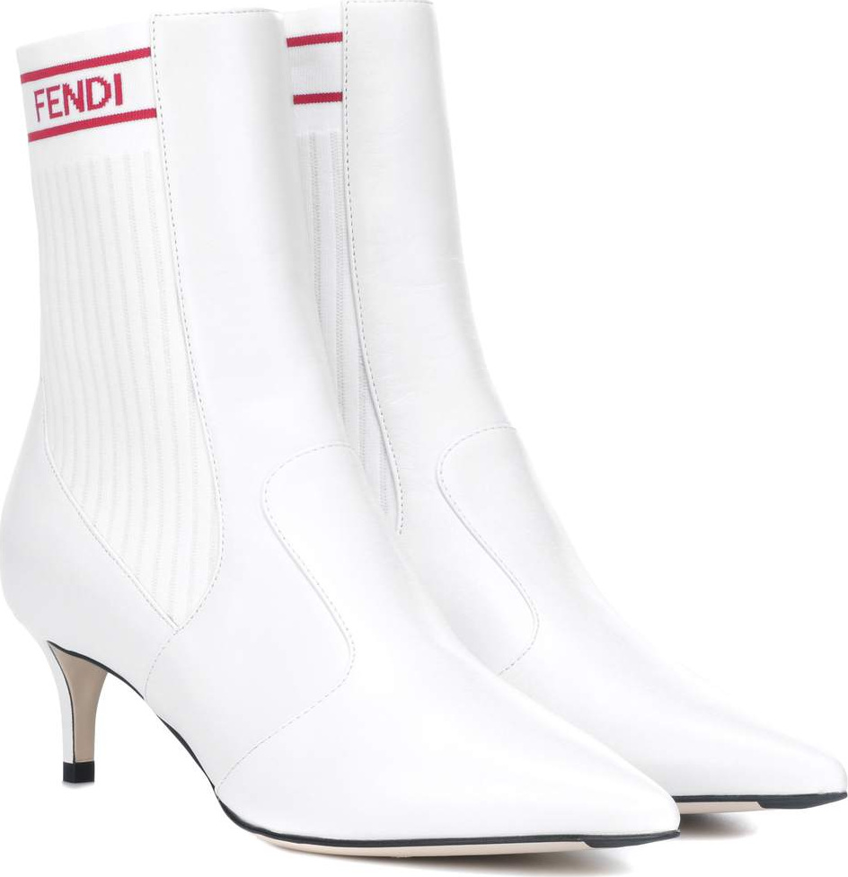 Fendi Leather ankle boots
