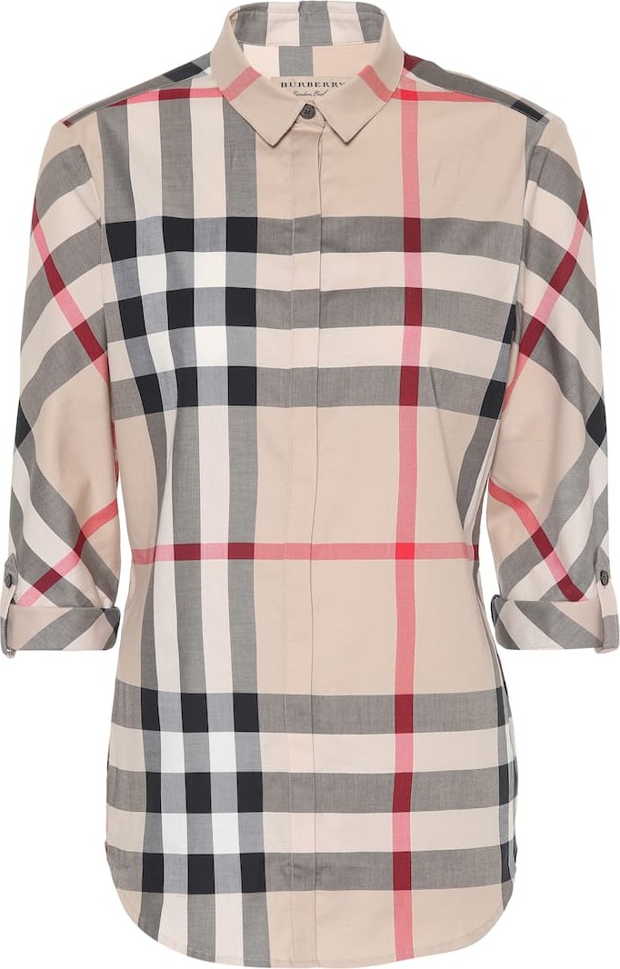 Burberry London England Check cotton shirt