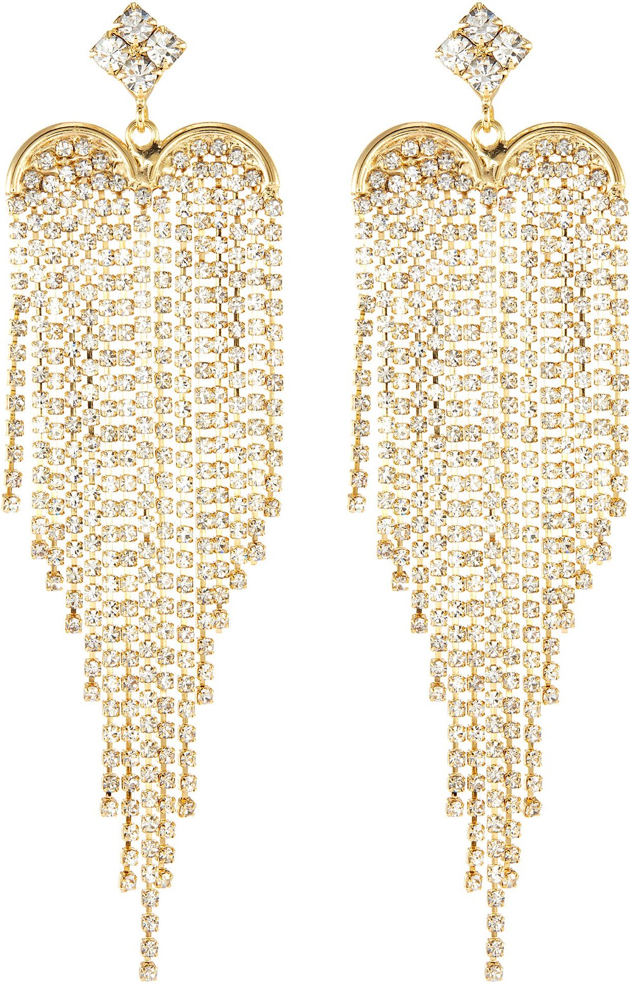 Rosantica Graffiti' crystal embellished dangle earrings