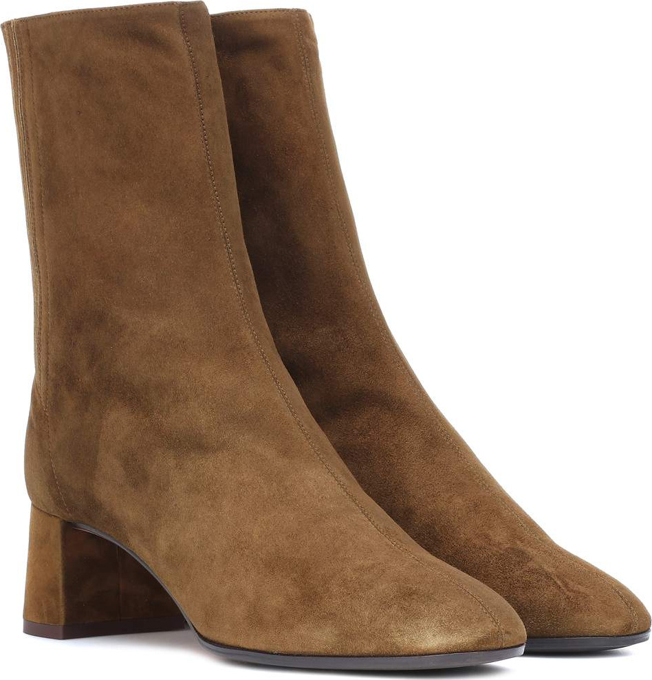 Aquazzura Saint Honoré 50 suede ankle boots