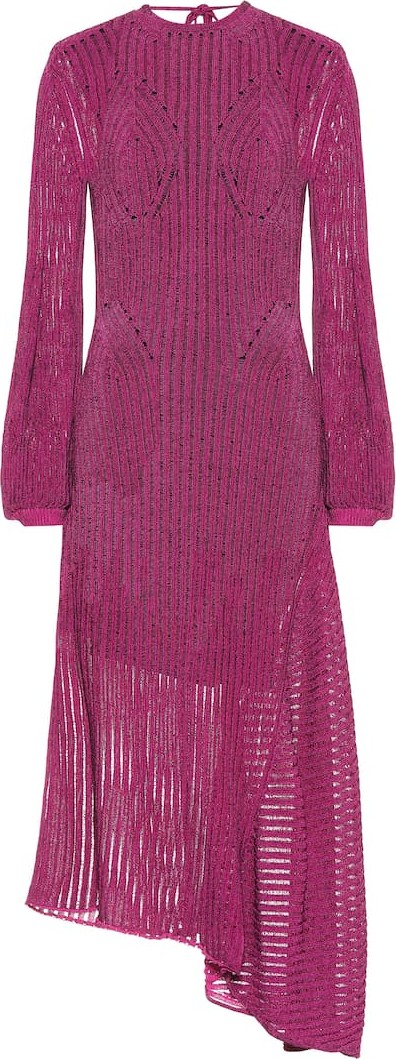 Chloe Cotton-blend knit dress