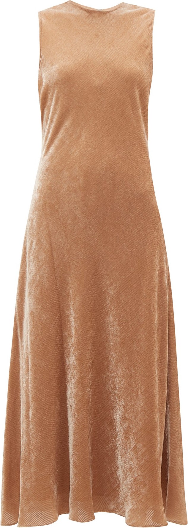 Sies Marjan Viv flared velvet-corduroy dress