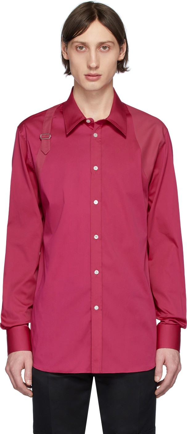 Alexander McQueen Pink Harness Shirt Alexander McQueen Pink Harness Shirt