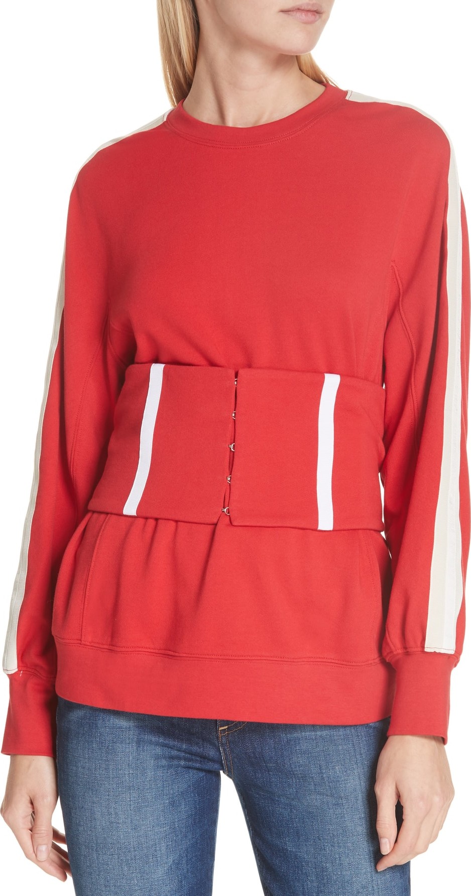 Jonathan Simkhai Corset Sweatshirt