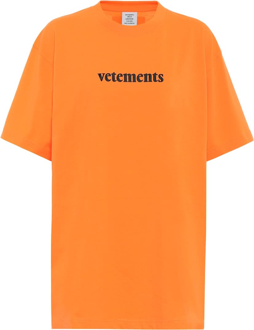 Vetements Oversized logo T-shirt