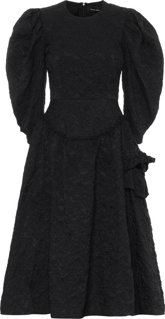 Simone Rocha Floral-embossed dress Simone Rocha Floral-embossed dress