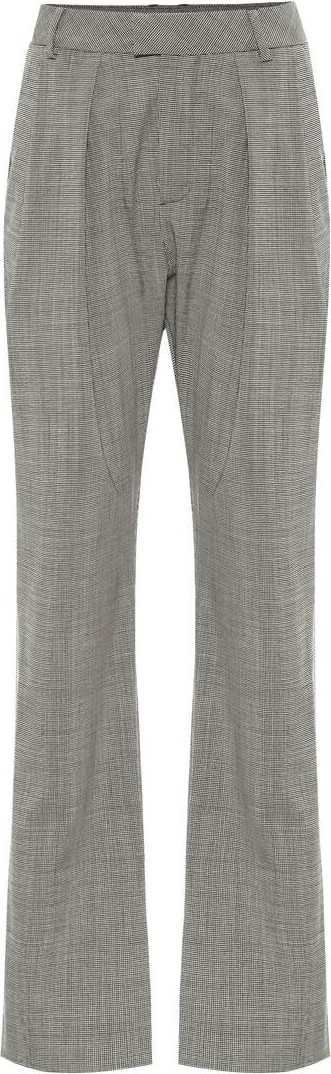 Matthew Adams Dolan High-rise stretch-wool pants