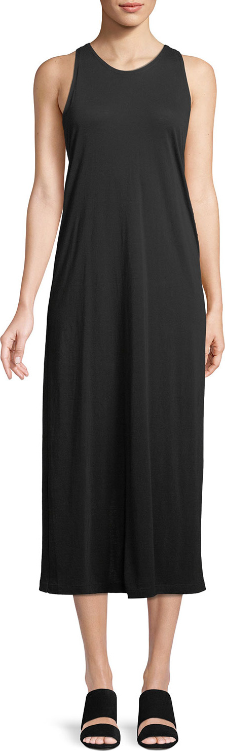 Vince Twist-Back Midi Tank Dress