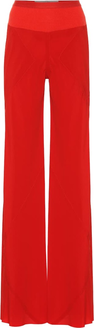 Rick Owens Bias silk wide-leg pants