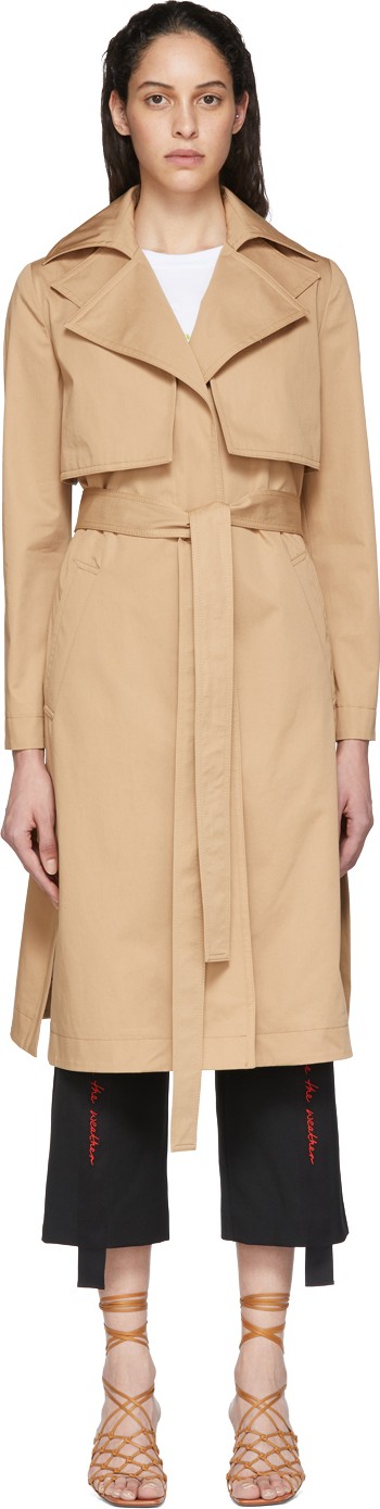 Stella McCartney Beige Twill Trench Coat