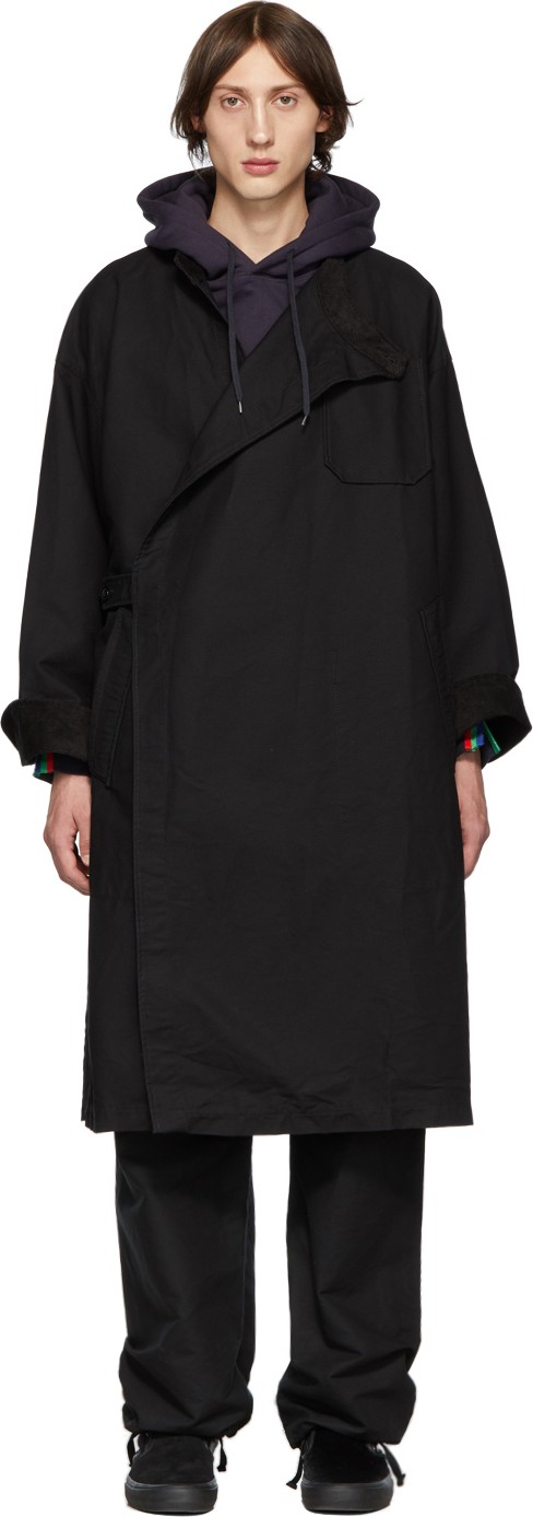 Engineered Garments Black MG Coat