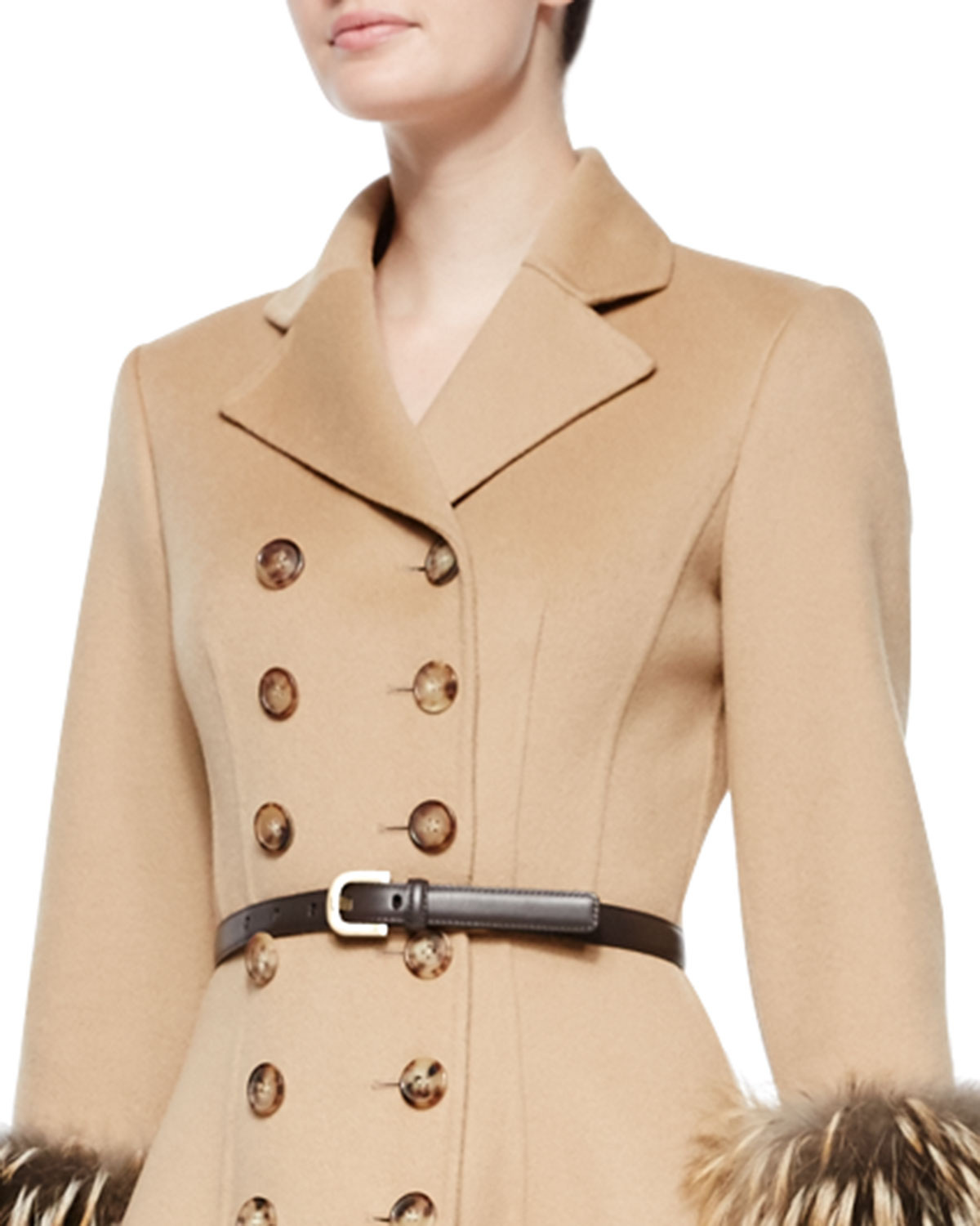 Michael Kors Skinny Leather Belt