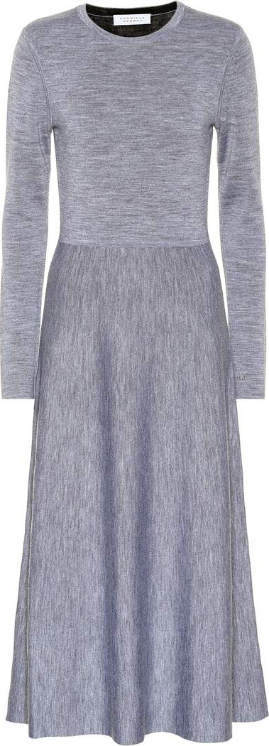Gabriela Hearst Avila wool-blend midi dress