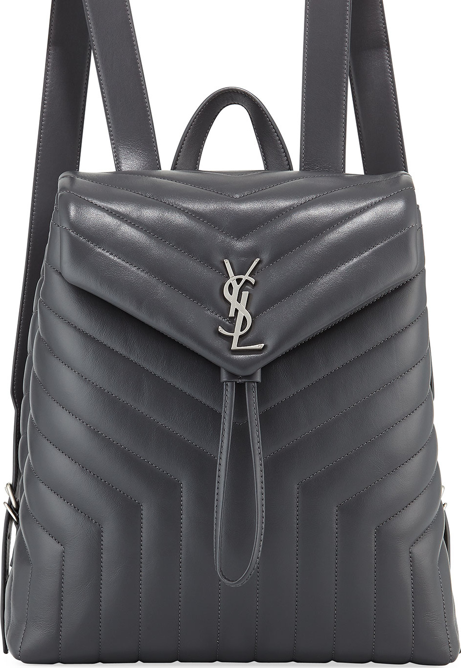 Saint Laurent Loulou Monogram YSL Medium Quilted Leather Backpack