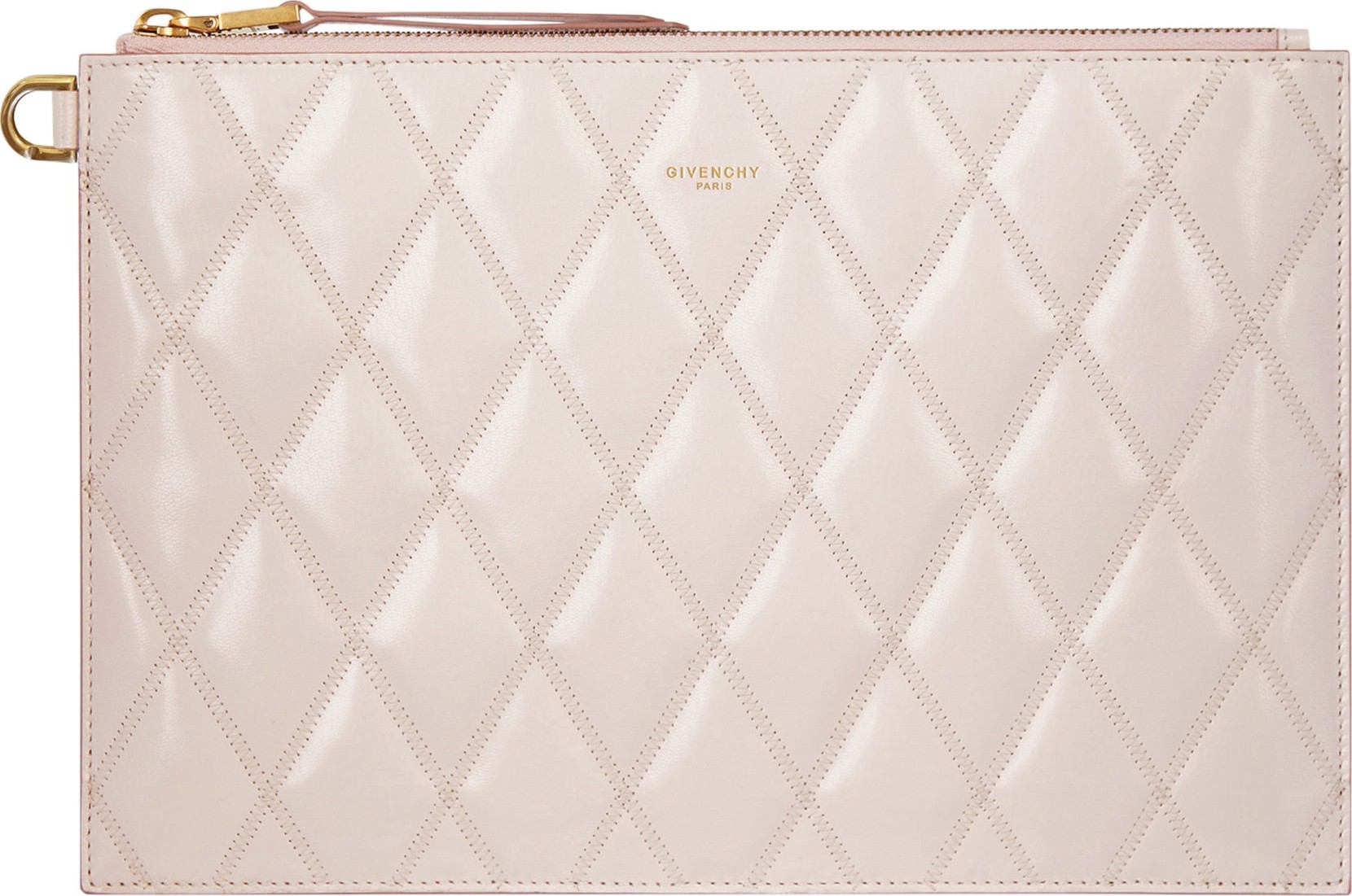 Givenchy Quilted Leather Zip Pouch