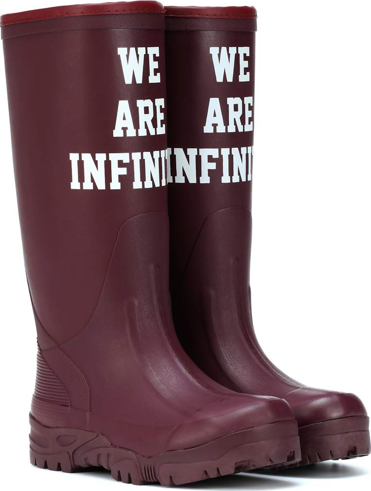 Undercover Printed rubber boots