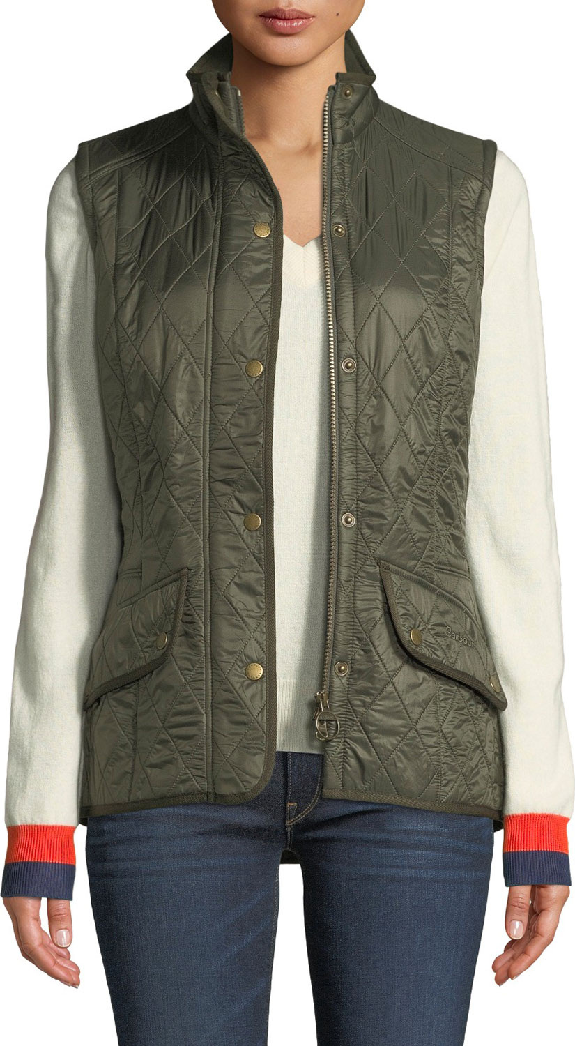 Barbour Diamond-Quilted Cavalry Gilet