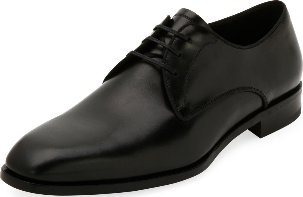 Salvatore Ferragamo Men's Smooth Calfskin Leather Blucher