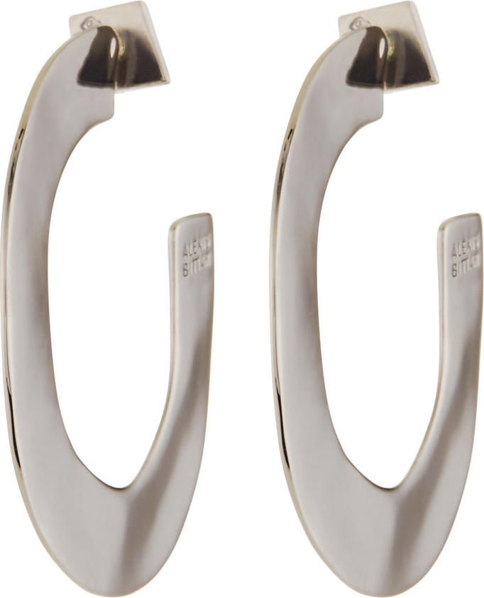 Alexis Bittar Liquid Metal Orbit Hoop Earrings