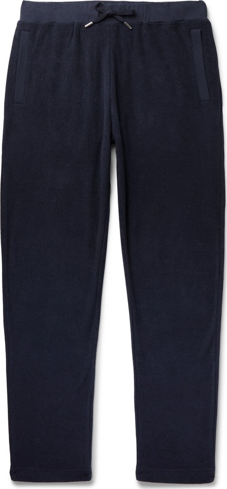 Sunspel Slim-Fit Cotton-Terry Sweatpants