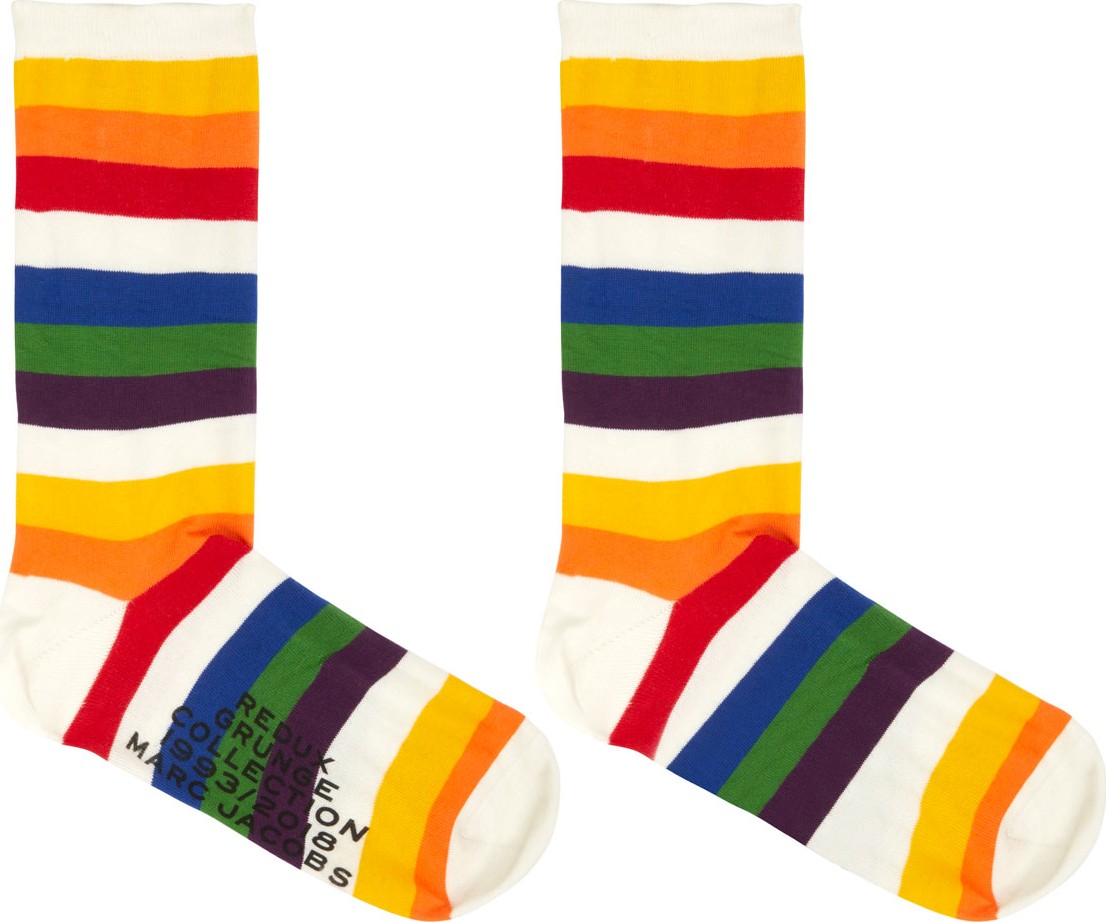 MARC JACOBS Redux Grunge Rainbow Socks