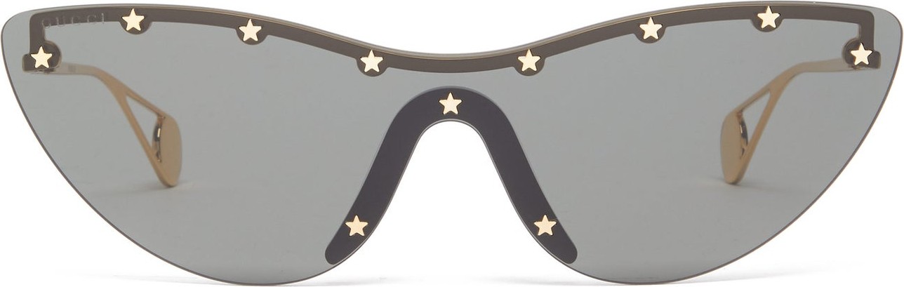 Gucci Star-embellished cat-eye sunglasses