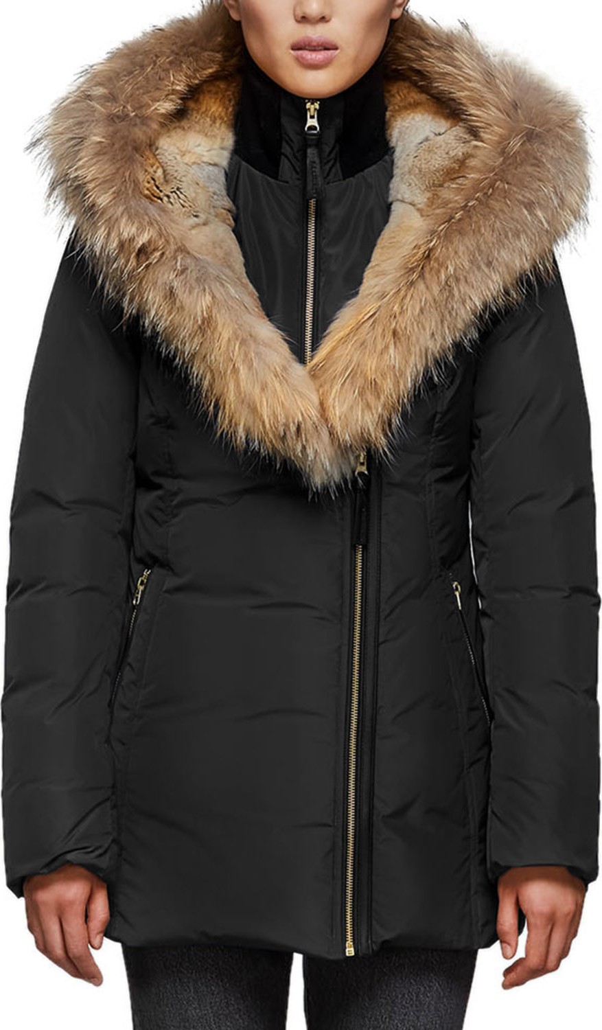 Mackage Akiva Waterproof Down Coat w/ Fur Hood