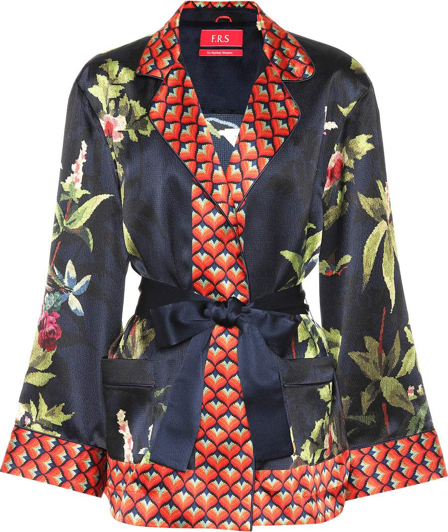 F.R.S For Restless Sleepers Giocasta printed silk jacket