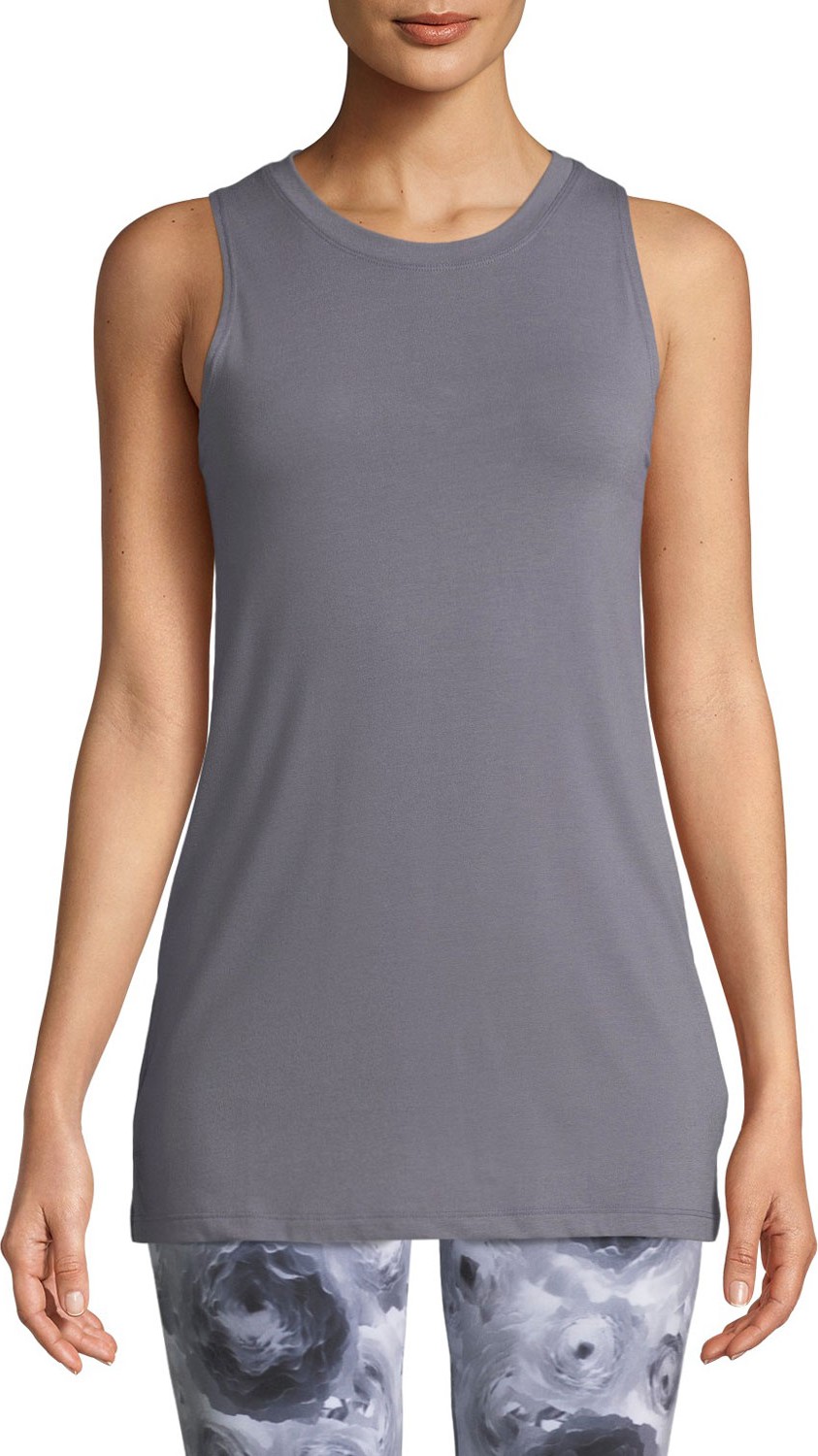 ONZIE Braided-Back Crewneck Jersey Knit Tank