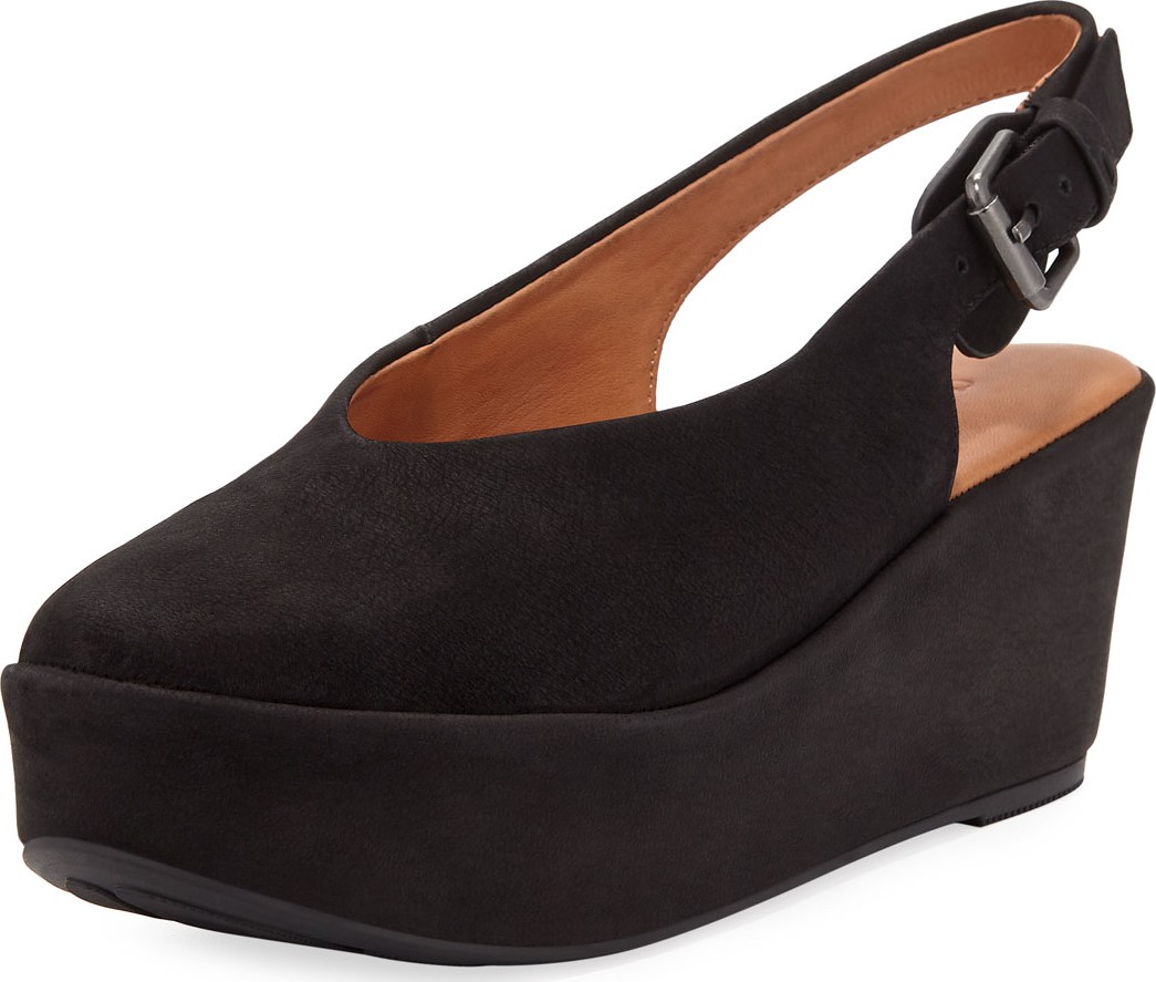 Gentle Souls Nyomi Suede Slingback Platform Pumps Gentle Souls Nyomi Suede Slingback Platform Pumps