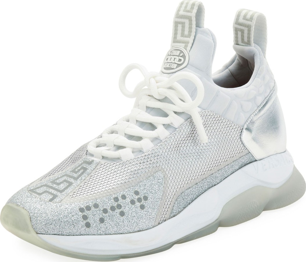 Versace Sparkle Cross Trainer Sneakers