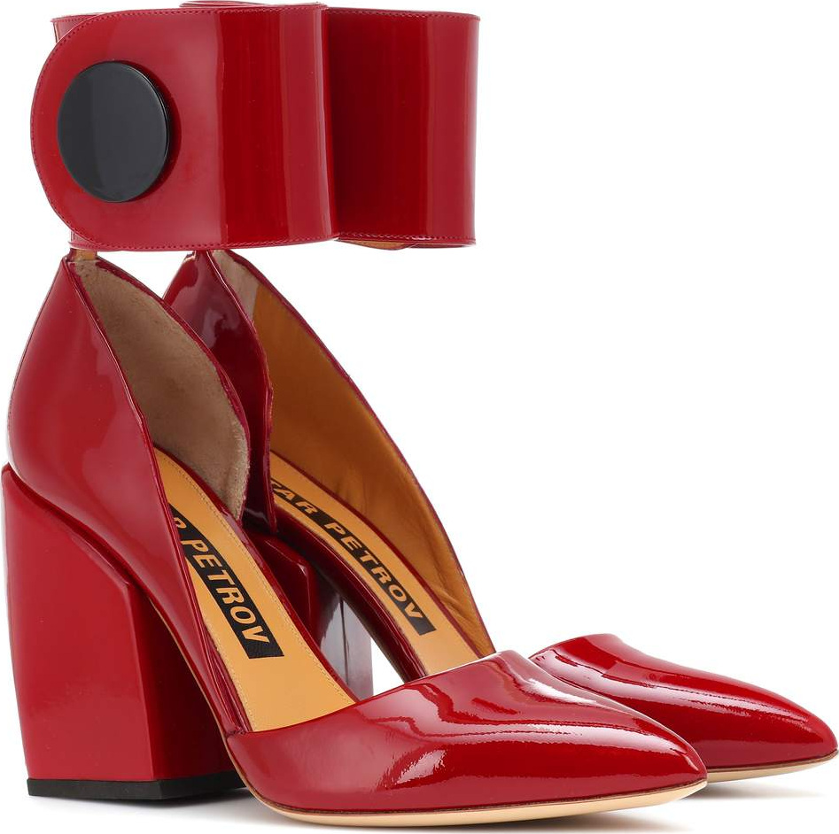 Petar Petrov Sally patent leather pumps