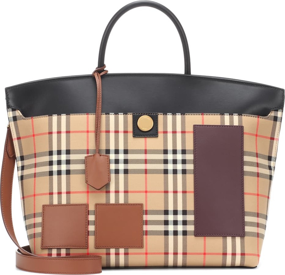 Burberry London England Society Medium canvas tote