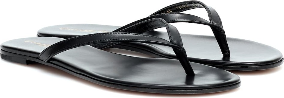 Gianvito Rossi Calypso leather thong sandals
