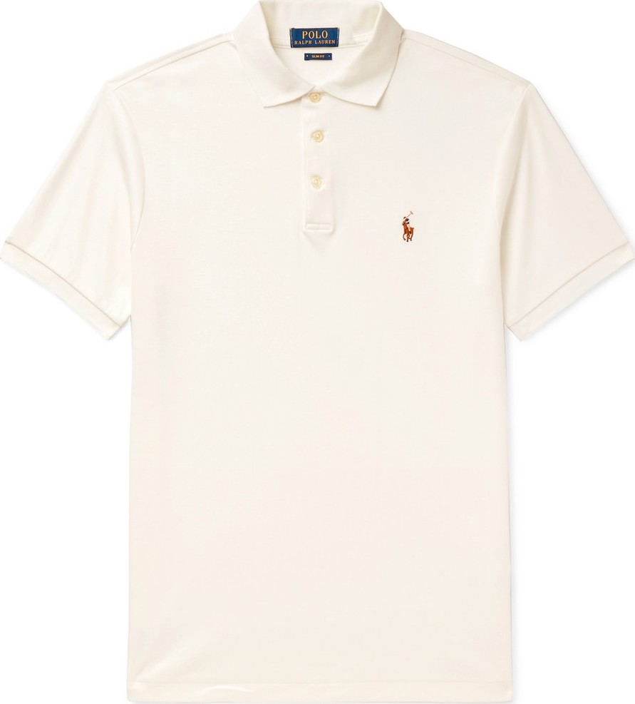 Polo Ralph Lauren Slim-Fit Mercerised Cotton-Piqué Polo Shirt