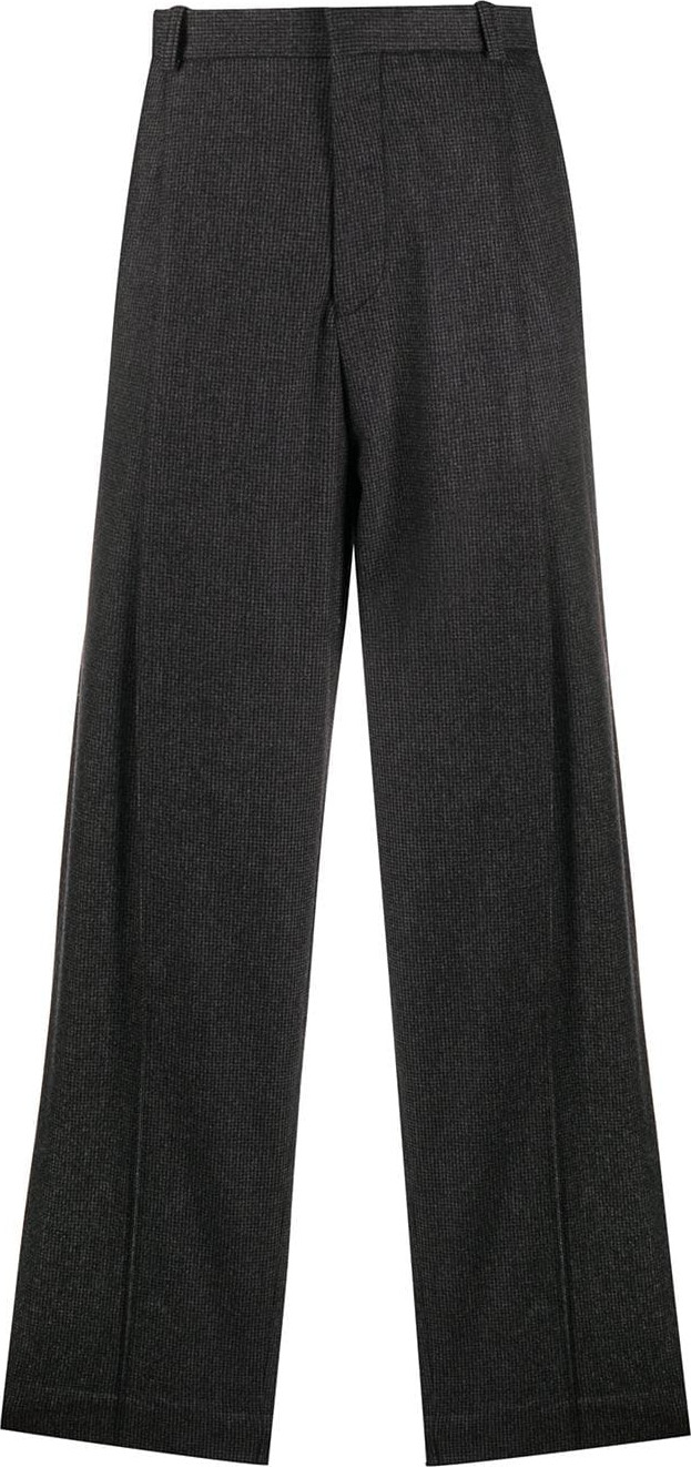 Stephan Schneider - Brittanica houndstooth wide-leg trousers