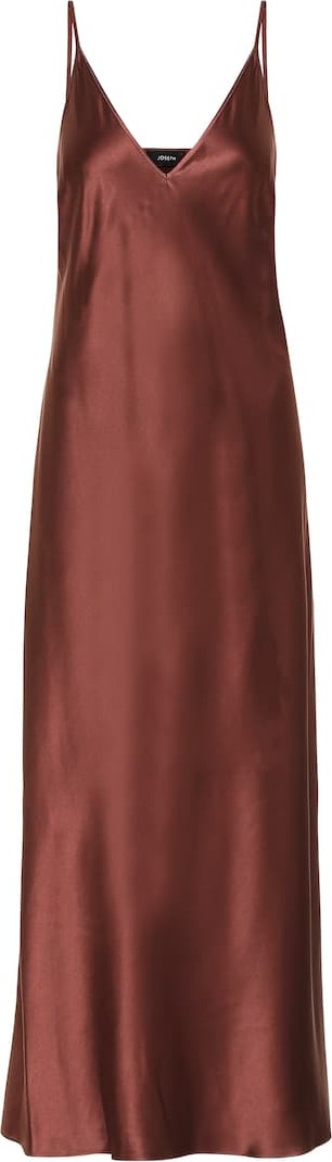Joseph Clea silk-satin slip maxi dress