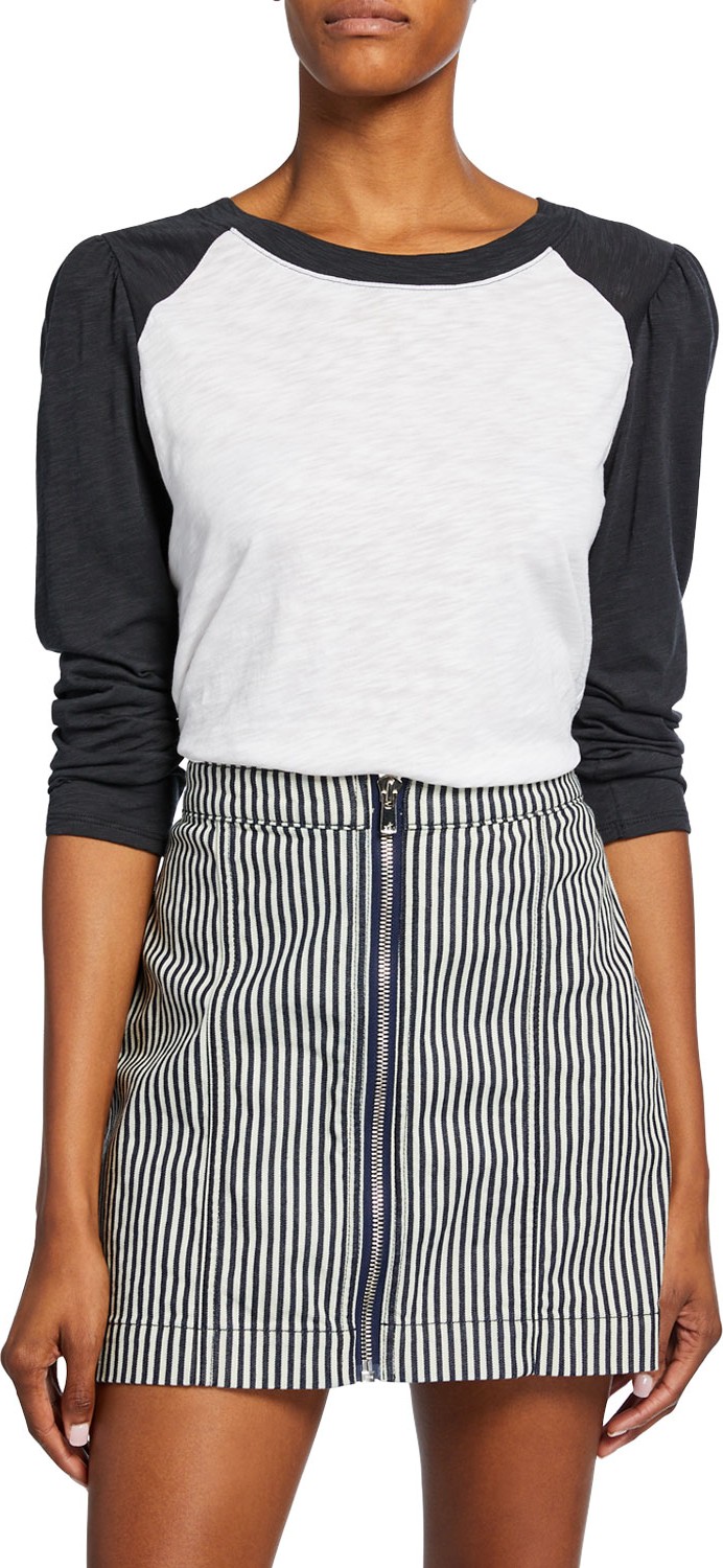 Veronica Beard Mason Baseball Tee