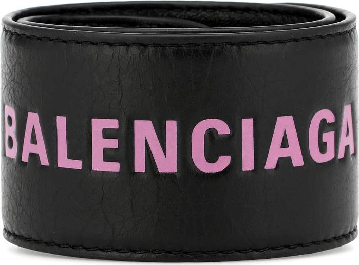 Balenciaga Cycle leather bracelet