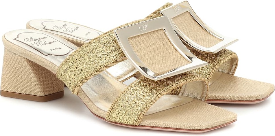 Roger Vivier Bikiviv raffia sandals